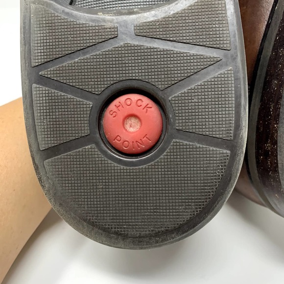 ECCO Shock Point Mens Brown Leather Slip-on Loafers 46/US 12-12.5 - Picture 9 of 9